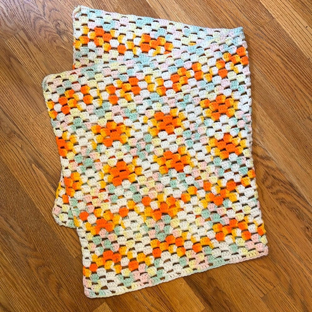 Vintage Crochet Baby/Lap Blanket